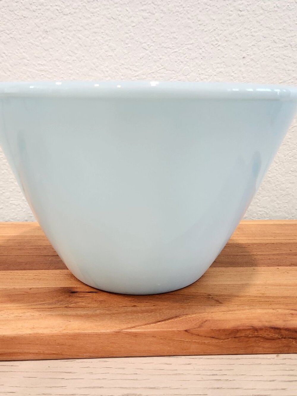 Fire King Delphite Blue Splash Proof Large Mixing Bowl